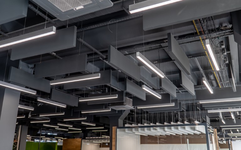 Panouri acustice placate cu material textil