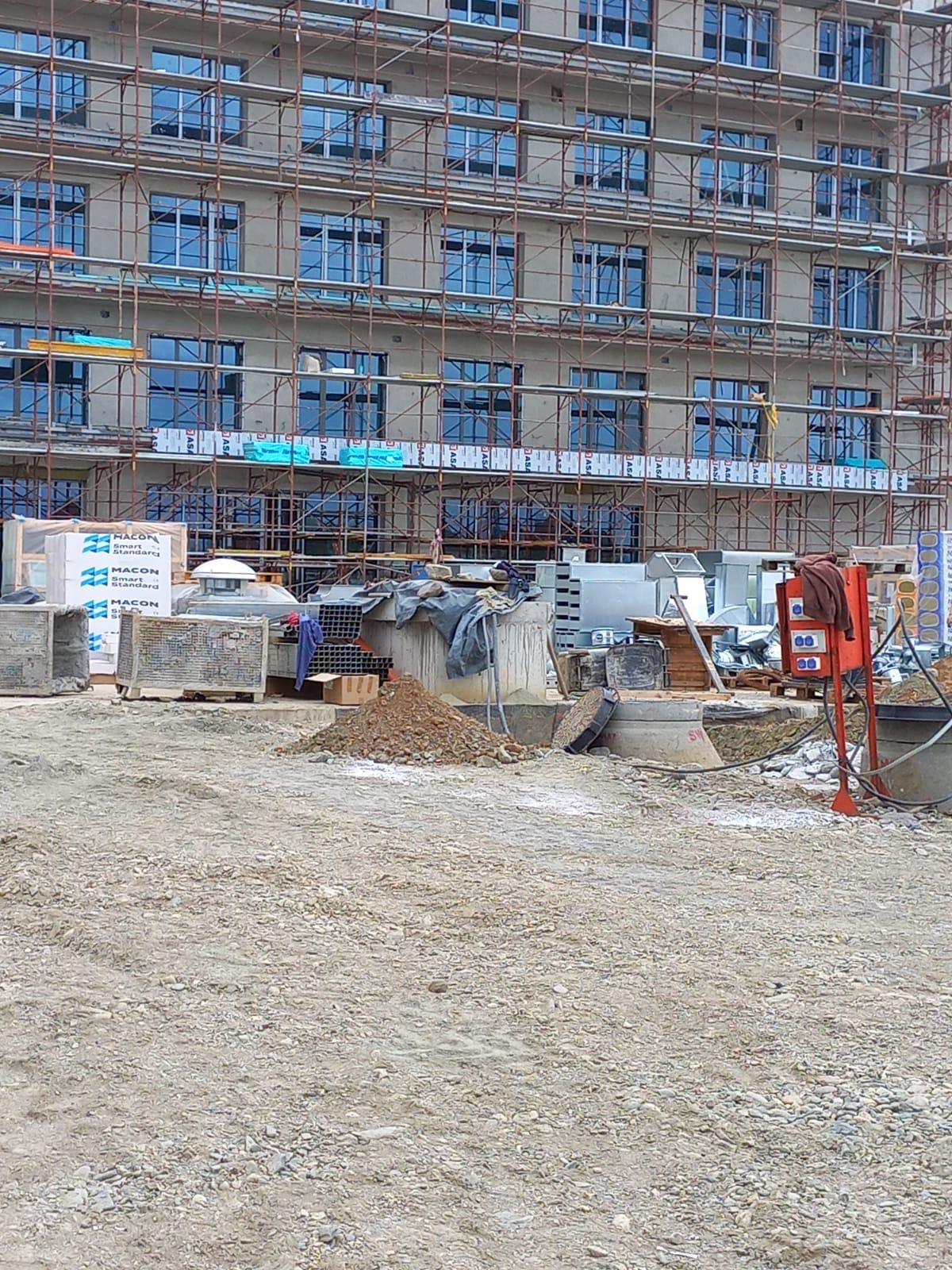 Santier fatada – Hotel Mercure Sibiu Arsenal